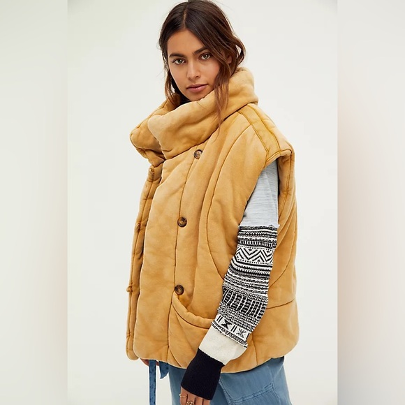 Free People Jackets & Blazers - Free People Roll With Us Puffer Vest